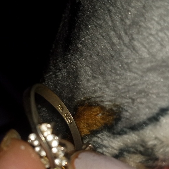 Vintage Emerald Sterling Silver Ring - Picture 6 of 8